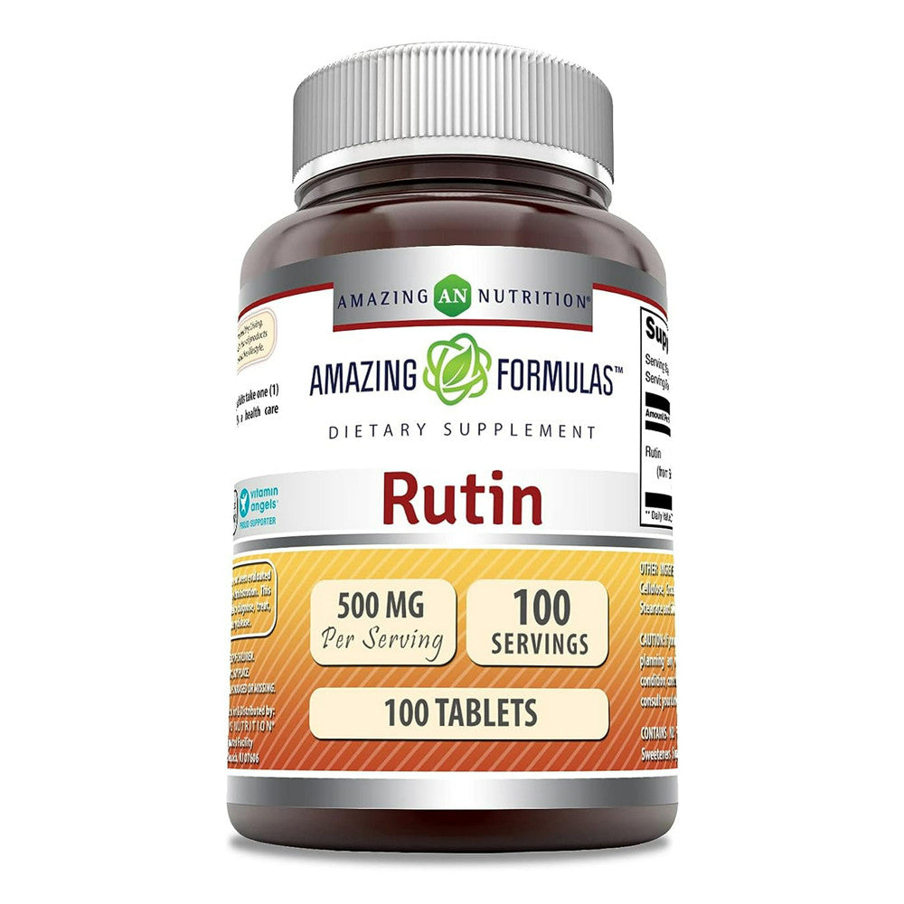 Amazing Nutrition Amazing Formulas Rutin 500Mg Supplement, 100 Ea